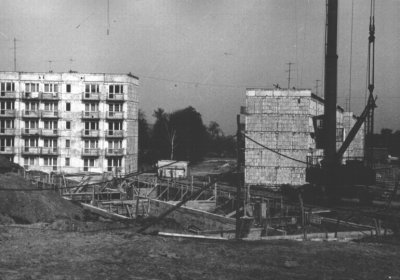 Kwidzyn - Budowa "Osiedla Świerczewskiego", lata 80-te XX wieku