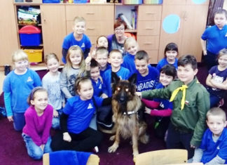 Spotkanie ze strażnikiem miejskim 02 12 2016 bella4