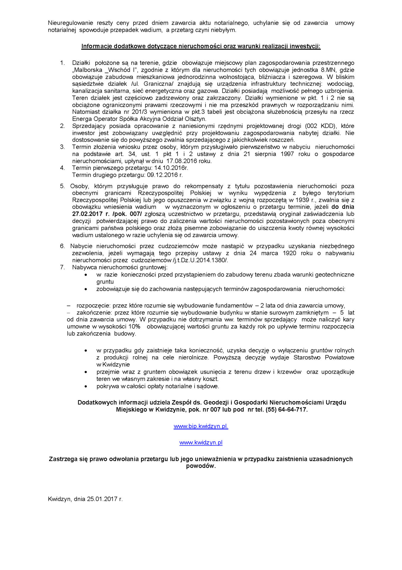 24 01 2017 trzeci przetarg- Graniczna 3 dz. Page 2