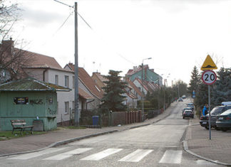 Rowerem pod prąd na ul. Żeromskiego – zmiany w organizacji ruchu 28 12 2017 Zeromwskiego5