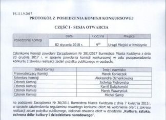 Protokół z posiedzenia komisji konkursowej (kultura) 05 01 2018 kultura1