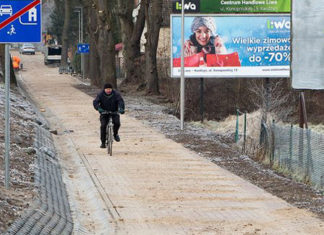 Droga rowerowa 17 01 2018 droga1