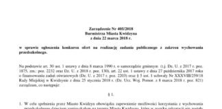 23 03 2018 zarzadzenie przedszkola