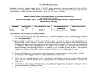 Pierwszy przetarg ustny ograniczony na sprzedaż nieruchomości przy ul. Owczej 04 04 2018 przetarg owcza