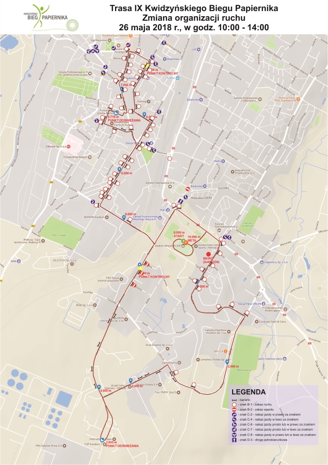 15 05 2018 bieg papiernika zmiana organizacji ruchu