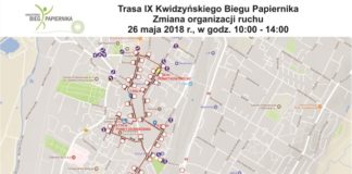 15 05 2018 bieg papiernika zmiana organizacji ruchu