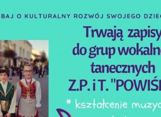 Trwają zapisy do grup wokalno-tanecznych Zespołu Pieśni i Tańca „Powiśle” 21 09 2018 powisle