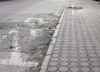 Naprawy miejskich ulic 29 03 2019 naprawa ulic