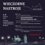 Plakat XXIII Ogólnopolskiej Giełdy Zdarzeń Artystycznych Wieczorne Nastroje