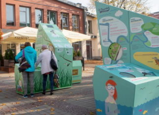 Ekspozycja przy ul. Tęczowej