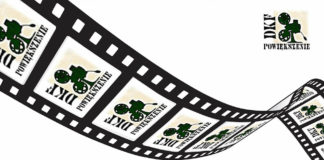 Logo Dyskusyjnego Klubu Filmowego „Powiększenie”