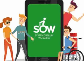 Wsparcie na turnusy i środki ortopedyczne Plakat Systemu Obsługi Wsparcia