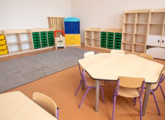 Nowe przedszkole przy Szkole Podstawowej nr 5 zaprasza Zdjęcie z oddziału przedszkolnego przy Szkole Podstawowej nr 5 im. Zjednoczonej Europy w Kwidzynie