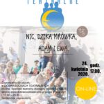 Plakat spektaklu „Nic, dzika mrówka, Adam i Ewa”