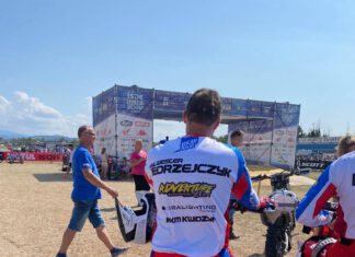 Kwidzynianin Sylwester Jędrzejczyk na motocyklowej olimpiadzie