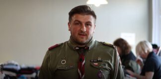 Andrzej Delewski komendant ZHP w Kwidzynie