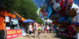 stoiska handlowe i gastronomiczne podczas Dni Kwidzyna