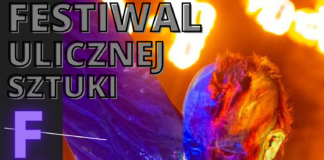 Plakat Festiwalowy, kolorowo oświetlony człowiek