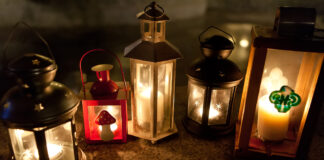 latarenki ze światełkami