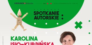 plakat - spotkanie z Karoliną Isio-Kurpińską