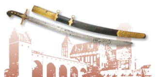 fragment plakatu Oręż Bohaterów Niepodległej