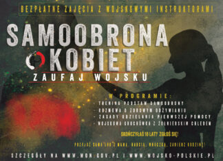 Plakat Samoobrona Kobiet
