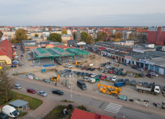 Prace na targowisku miejskim zmierzają ku końcowi Prace a targowisku miejskim