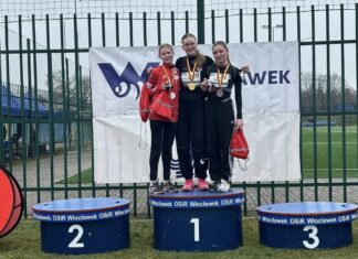 Dobre starty przełajowe zawodników KKL Rodło podium zawodów lekkoatletycznych