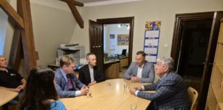 Spotkanie przedstawicieli samorządu z prezesem WFOŚ