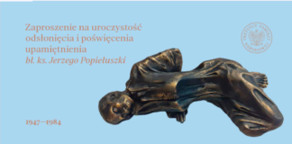 Odsłonięcie tablicy upamiętniającej Bł. ks. Jerzego Popiełuszkę