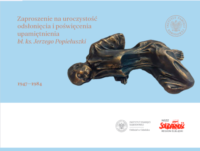 Bez nazwy Odsłonięcie tablicy upamiętniającej Bł. ks. Jerzego Popiełuszkę