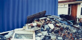 śmieci odpady budowlane