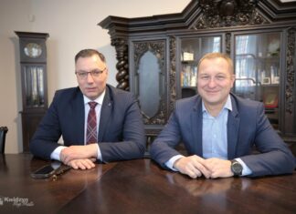 Spotkanie burmistrza z prezesem KBR Poland Spotkanie z prezesem KBR Poland