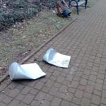 Wandalizm na Skwerze kombatantów