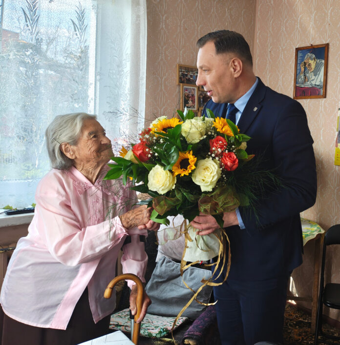 Z życzeniami u 100-letniej Kwidzynianki