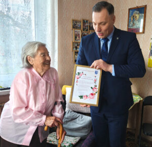 Z życzeniami u 100-letniej Kwidzynianki