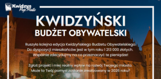 Trwa nabór wniosków do Kwidzyńskiego Budżetu Obywatelskiego