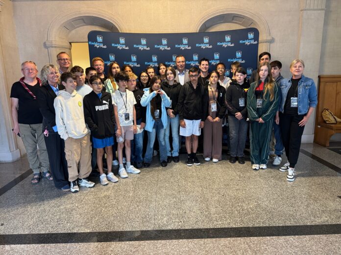 Wizyta młodzież z zaprzyjaźnionych miejscowości