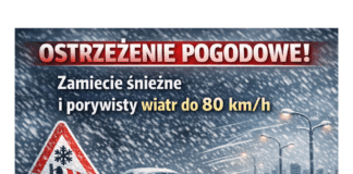 OSTRZEŻENIE POGODOWE!