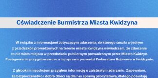 Oświadczenie Burmistrza Miasta Kwidzyna