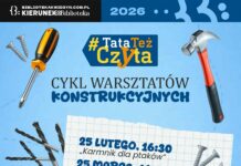 „KIERUNEK Biblioteka” -warsztaty konstrukcyjne w ramach akcji „Tata też czyta”