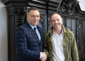 Wyjątkowy gość w Urzędzie Miejski w Kwidzynie!