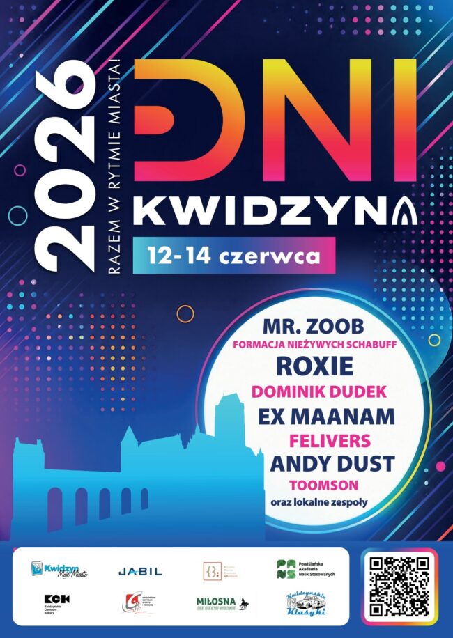Dni Kwidzyna 2026 Plakat