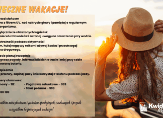 Bezpieczne wakacje w Kwidzynie. O czym warto pamiętać latem?