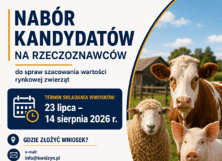 Nabór kandydatów na rzeczoznawców do spraw szacowania wartości rynkowej zwierząt
