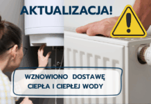 AKTUALIZACJA! Dostawa ciepła i ciepłej wody przywrócona!