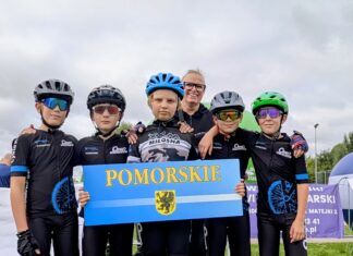 Młodzi kolarze Cyklo Kwidzyn na Mistrzostwach Polski Szkół Podstawowych w MTB