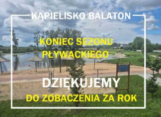 KONIEC SEZONU PŁYWACKIEGO NA KĄPIELISKU BALATON