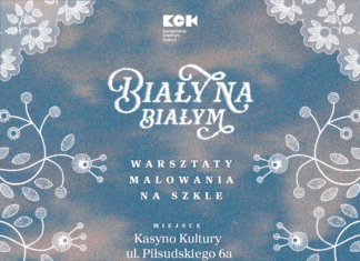 ,,Biały na białym. Haft powiślański” warsztaty malowania na szkle