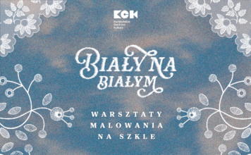 ,,Biały na białym. Haft powiślański” warsztaty malowania na szkle